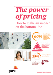 Paper: The power of pricing – How to make an impact on the bottom line | PWC
