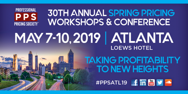 30th Annual Spring Workshops & Conference May 7-10, 2019 | Professional Pricing Society